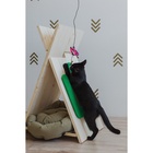 Дразнилка "Бабочка" с перьями, микс цветов (1 шт.) - фото 809434312