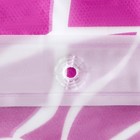 Штора для ванной Доляна «Пионы», 180×180 см, PEVA - Фото 3