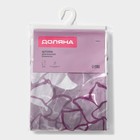 Штора для ванной Доляна «Пионы», 180×180 см, PEVA - Фото 6