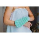 Мочалка - варежка для тела массажная Доляна, 19×11 см, жёсткая, МИКС - Фото 6