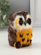 Фигурка-пушистик «Сова на ветке», 7.5×8×11 см - Фото 2