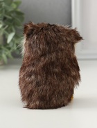 Фигурка-пушистик «Сова на ветке», 7.5×8×11 см - Фото 3