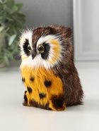 Фигурка-пушистик «Сова на ветке», 7.5×8×11 см - Фото 4