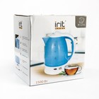 Чайник электрический Irit IR-1231, пластик, 1.8 л, 1500 Вт, бело-голубой - Фото 6