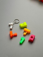 Брелок пластик головоломка "Кубик" 3,5х3,5 см 1505360