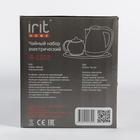 Чайник электрический Irit IR-1502, металл, 1.8 л, 1500 Вт, заварник 0.8 л, серебристый - Фото 7
