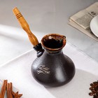 Турка для кофе "Восточная", керамика, 0.4 л - Фото 3