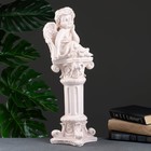 Фигура "Ангел сидя на колонне" состаренный 16х16х51см - фото 3135271
