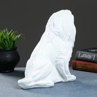 Фигура "Лев сидя малый" белый 26х14х25см - Фото 3
