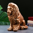 Копилка "Лев сидя" малый, бронза 26х14х25см - Фото 2