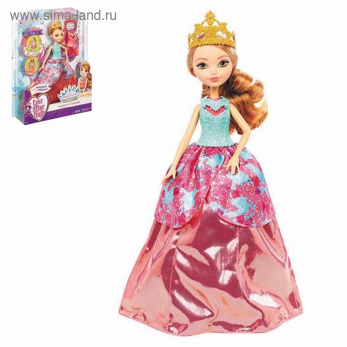 Кукла «Эшлин Элла» в трансформирующемся платье 2-в-1 - Фото 1