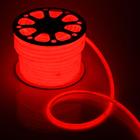 Гибкий неон Luazon Lighting 16 мм круглый, IP65, 50 м, SMD2835, 120 LED/м, 220 В, свечение красное - фото 2046109