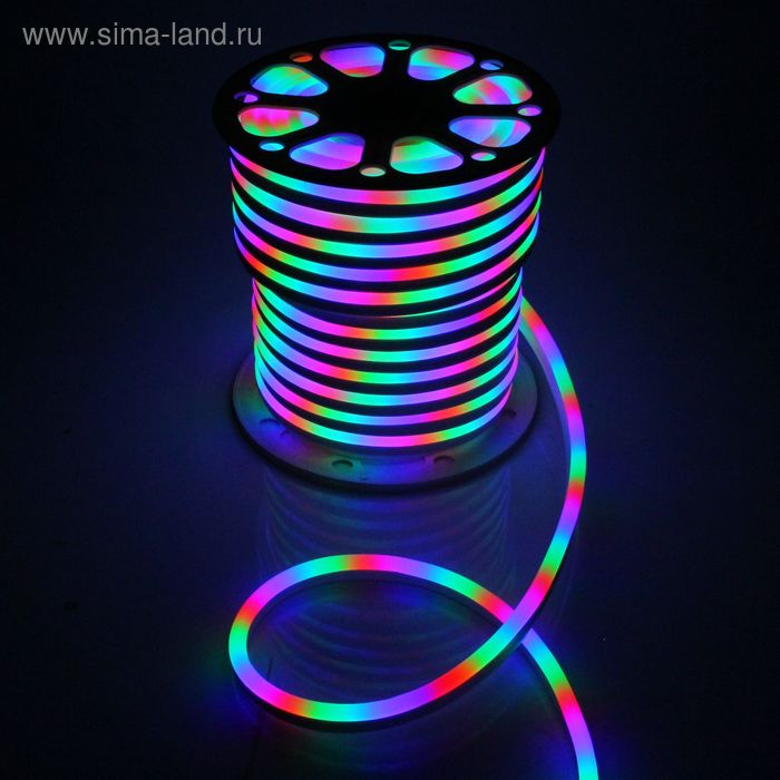 Гибкий неон, 15x25 мм, 50 м, LED/м-120-SMD2835-220V, МУЛЬТИ