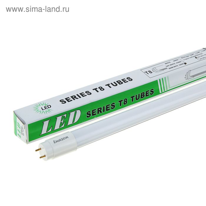 Лампа Т8, 900мм, 14 Вт, LED 54, SMD 5630, 1260 Лм, 3200 K, 165-265 В AC - Фото 1