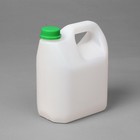 Канистра пищевая «Евро», 3 л, пластиковая, белая - Фото 4