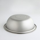 Таз из нержавеющей стали, 12 л, d=39.6 см, h=14.5 см, толщина 0.8 мм - Фото 2