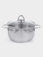 Набор посуды «Классика-прима», 5 предметов: 4 предмета: кастрюля 1 л/1.75 л/ 3 л/5 л, сковорода 1 л, индукция, нержавеющая сталь - Фото 2