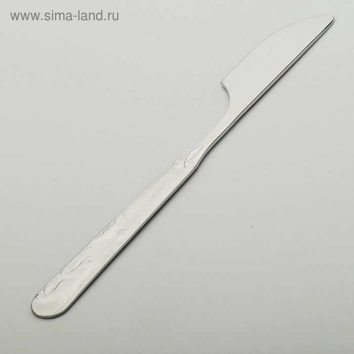 Нож детский столовый «Колобок», h=17 см, толщина 1,5 мм, цвет серебряный - Фото 1