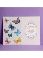 Открытка «С Днем Рождения», бабочки, 12×18 см - Фото 3