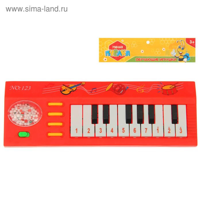Музыкальная игрушка пианино «Малыш», звуковые эффекты, МИКС - Фото 1