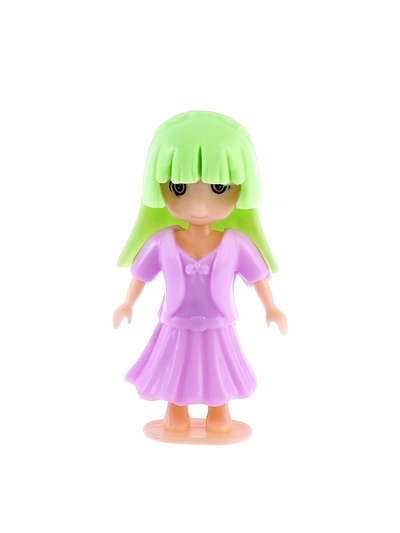 Конструктор «Девчонка», 6 деталей + наклейки, МИКС