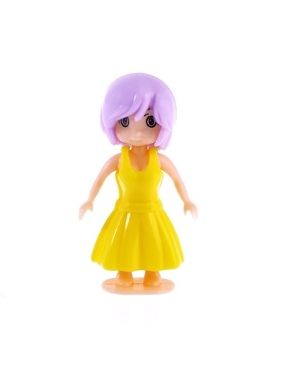 Конструктор «Девчонка», 6 деталей + наклейки, МИКС