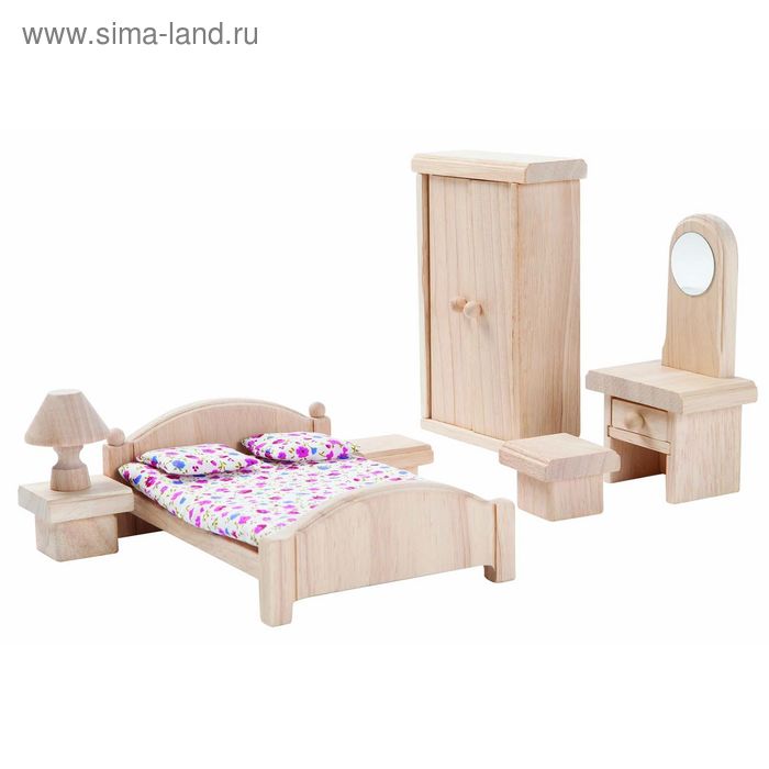 Мебель кукольная классик «Спальня», 7 предметов - Фото 1