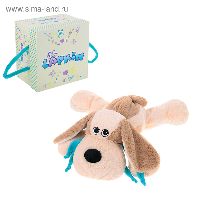 Мягкая игрушка «Собака», цвет бежевый/светло-коричневый - Фото 1