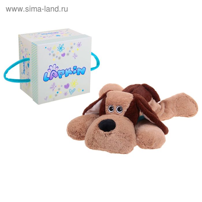 Мягкая игрушка «Собака», цвет светло-коричневый/коричневый - Фото 1