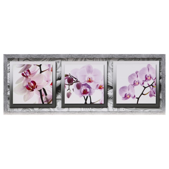 Картина "Орхидеи" 42х107 см - Фото 1