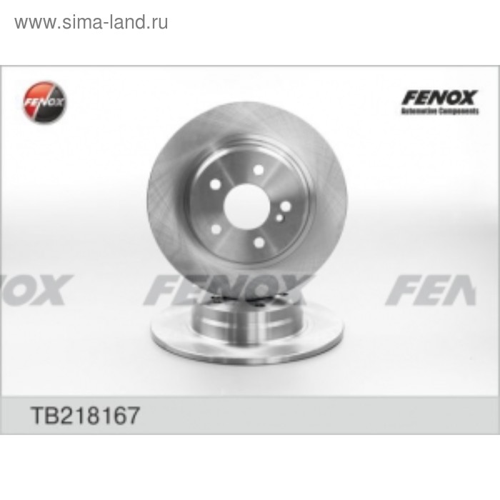 Диск тормозной Fenox tb218167 - Фото 1