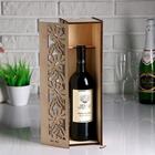 Коробка для вина с ромашками 38*11*11 см - Фото 2