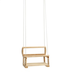 Кресло подвесное деревянное, сиденье 28×28см