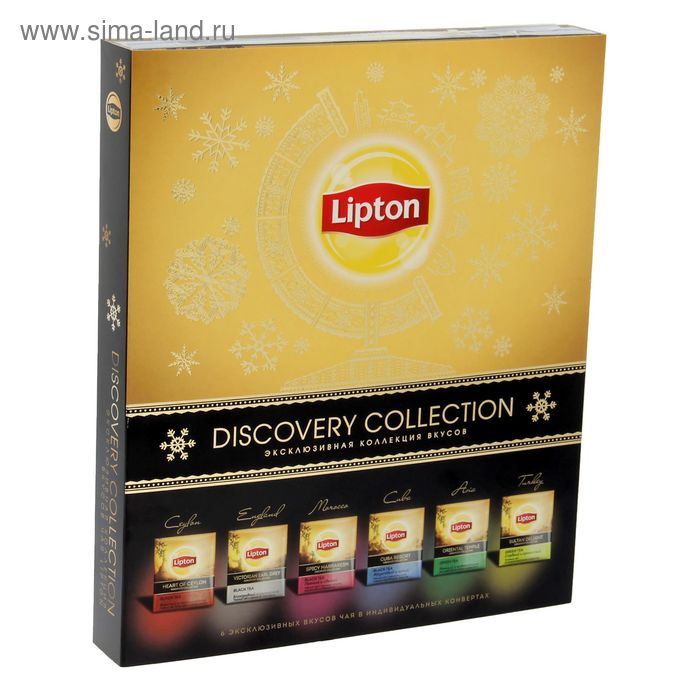 Чай Lipton Ассорти Аркенстоун, конверт, 35 п. x 2 г + 10 п. x 1,8 г - Фото 1