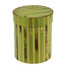 Коробка подарочная "Шляпная", бамбук, зеленая, 15 х 20 см - Фото 2