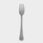 Вилка столовая «Росинка», длина 20 см, толщина 1.8 мм, цвет серебряный - Фото 3