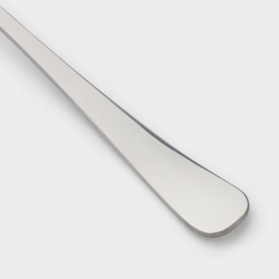 Ложка чайная «Росинка», длина 13.7 см, толщина 1.8 мм, цвет серебряный