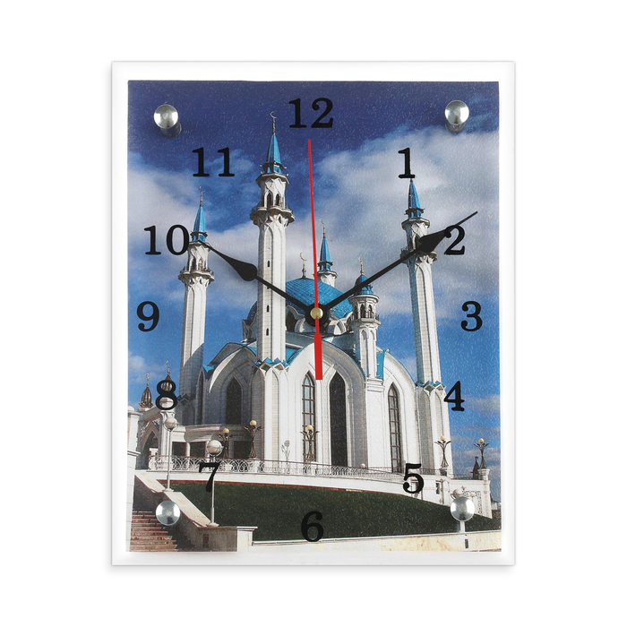 Часы настенные, серия: Город, "Мечеть Кул Шариф", 20х25  см - Фото 1