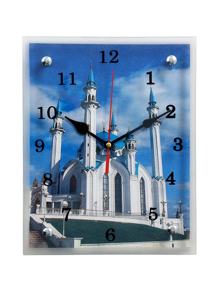 Часы - картина настенные, интерьерные «Мечеть Кул Шариф», бесшумные, 20×25 см - Фото 1