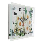 Часы=картина настенные, интерьерные «Ромашки», бесшумные, 25×20 см - Фото 2