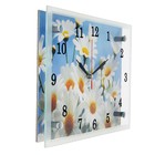 Часы-картина настенные, серия: Цветы, "Ромашки", 20х25  см - Фото 2