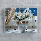 Часы настенные, серия: Цветы, "Ромашки", 20х25  см - Фото 1