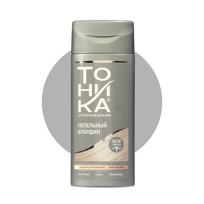 Оттеночный бальзам для волос "Тоника" "Биоламинирование", тон 9.21, пепельный блонд