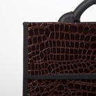 Портфель деловой, 2 отдела, цвет коричневый - Фото 3