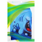 Шапочка для плавания детская ONLYTOP «Акулёнок», тканевая, обхват 46-52 см - фото 8292946