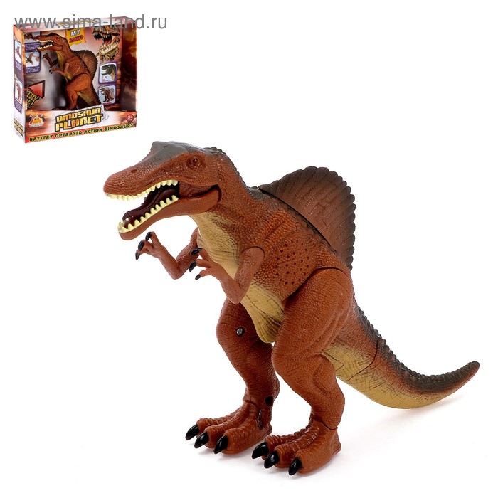 Динозавр «Спинозавр», работает от батареек, световые и звуковые эффекты - Фото 1