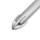 Сверло по керамике твердосплавное ТУНДРА, крестовый наконечник, шестигр. хвостовик, 6 мм - Фото 2