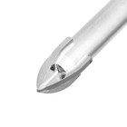 Сверло по керамике твердосплавное ТУНДРА, крестовый наконечник, шестигр. хвостовик, 8 мм - Фото 2