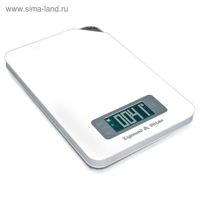 Весы кухонные Zigmund & Shtain DS-25 TW, электронные, до 5 кг, белые - Фото 1