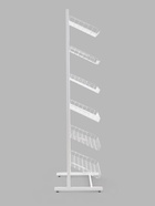 Стойка прикассовая, 65×34×180 см, 6 корзин, белая - Фото 2